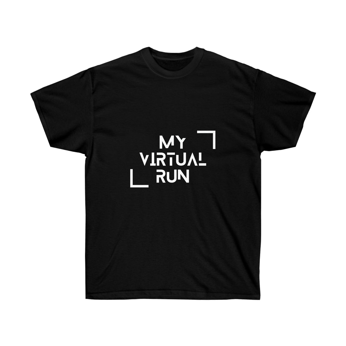 Unisex Ultra Cotton Tee "My Virtual Run"
