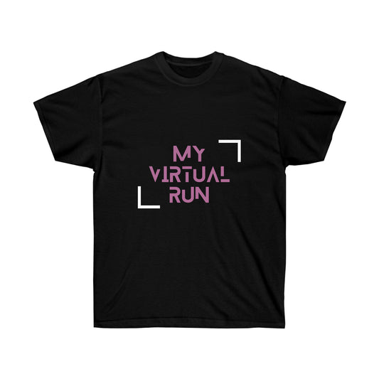 Unisex Ultra Cotton Tee "My Virtual Run"