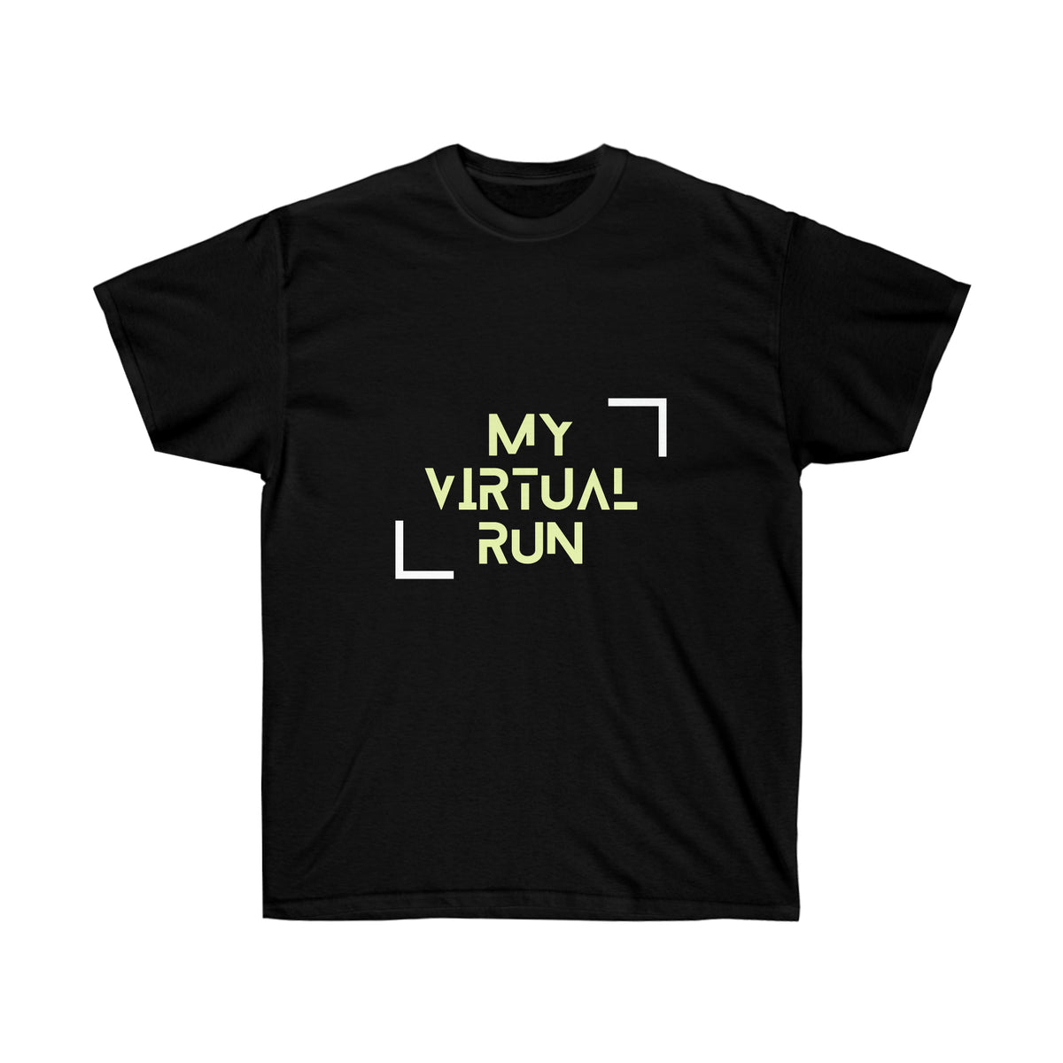 Unisex Ultra Cotton Tee "My Virtual Run"