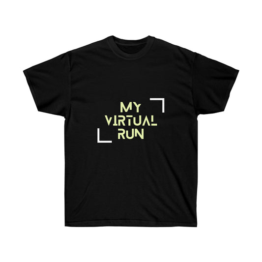 Unisex Ultra Cotton Tee "My Virtual Run"