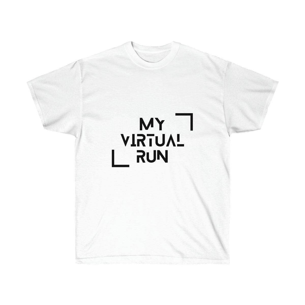 Unisex Ultra Cotton Tee "My Virtual Run"
