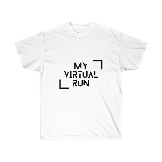 Unisex Ultra Cotton Tee "My Virtual Run"